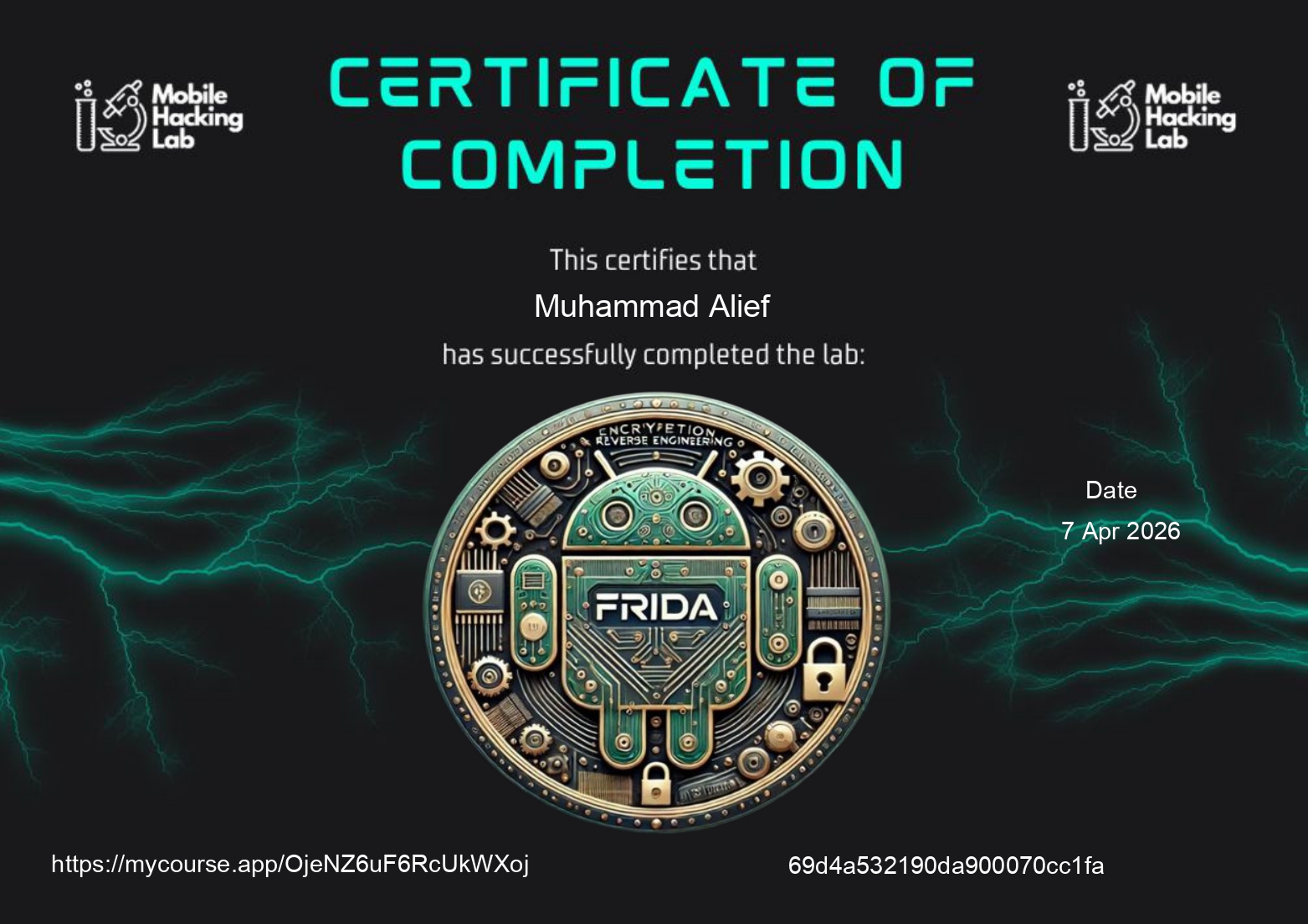 certificate 17
